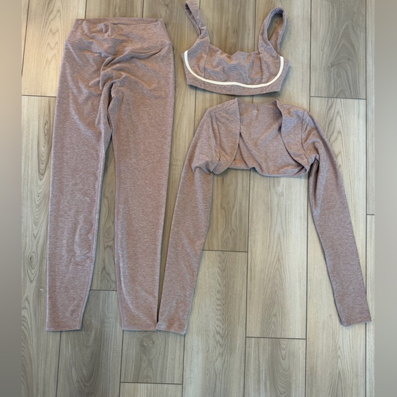 Women's Heather pink Intimate Set